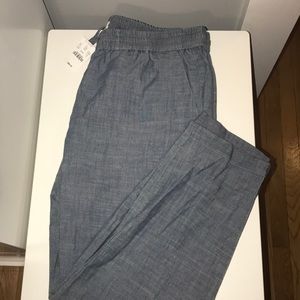 J CREW Chambray drawstring pant